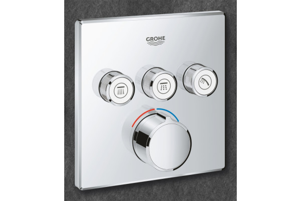 Смеситель Grohe Grohtherm SmartControl 29149000 для ванны с душем, однорычажный, хром