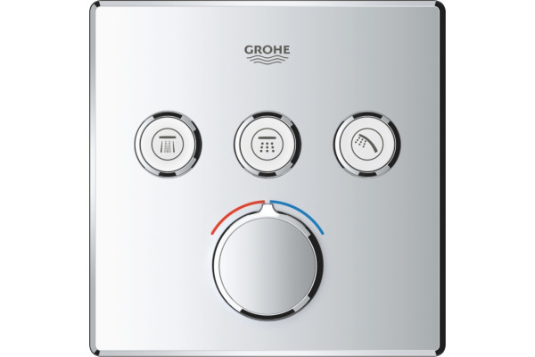 Смеситель Grohe Grohtherm SmartControl 29149000 для ванны с душем, однорычажный, хром