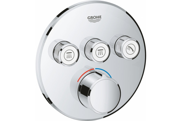 Смеситель Grohe Grohtherm SmartControl 29146000 для ванны с душем, однорычажный, хром