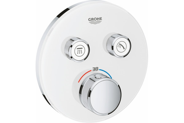 Термостат Grohe Grohtherm SmartControl 29151LS0 для ванны с душем, moon white, термостат