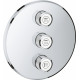 Переключатель потоков Grohe Grohtherm SmartControl 29122000 на 3 позиции однорычажный, хром