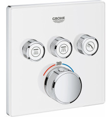 Термостат Grohe Grohtherm SmartControl 29157LS0 для ванны с душем, moon white, термостат