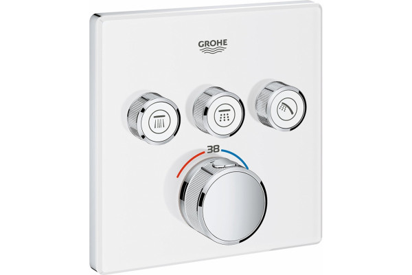 Термостат Grohe Grohtherm SmartControl 29157LS0 для ванны с душем, moon white, термостат