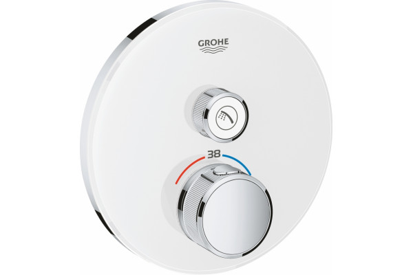 Термостат Grohe Grohtherm SmartControl 29150LS0 для душа, moon white, термостат