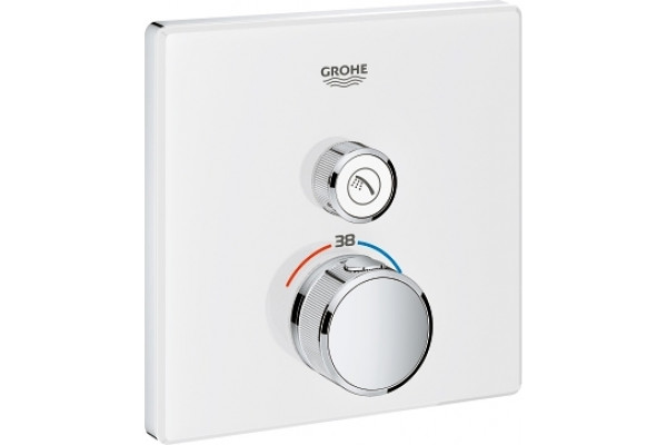 Термостат Grohe Grohtherm SmartControl 29153LS0 для душа, moon white, термостат
