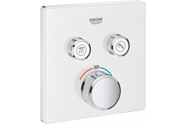 Термостат Grohe Grohtherm SmartControl 29156LS0 для ванны с душем, moon white, термостат