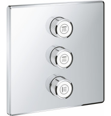 Переключатель потоков Grohe Grohtherm SmartControl 29127000 на 3 позиции однорычажный, хром