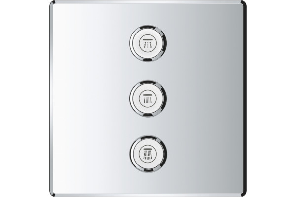 Переключатель потоков Grohe Grohtherm SmartControl 29127000 на 3 позиции однорычажный, хром