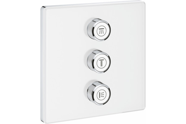 Переключатель потоков Grohe Grohtherm SmartControl 29158LS0 на 3 позиции, moon white, однорычажный