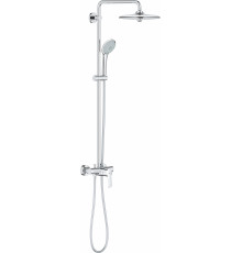 Душевая стойка Grohe Euphoria 27473001 хром, штанга 116.2 см, шланг 175 см
