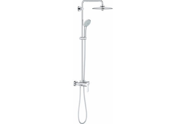 Душевая стойка Grohe Euphoria 27473001 хром, штанга 116.2 см, шланг 175 см