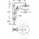 Душевая стойка Grohe Euphoria 27421002 хром, штанга 192.7 см, шланг 175 см