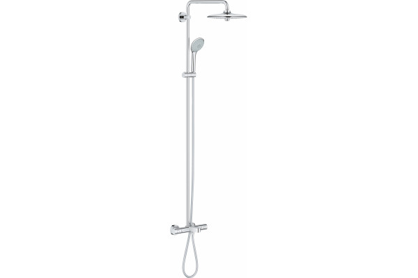 Душевая стойка Grohe Euphoria 27475001 хром, штанга 162.3 см, шланг 175 см