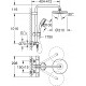 Душевая стойка Grohe Tempesta Cosmopolitan 27922001 хром, штанга 116.7 см