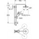 Душевая стойка Grohe Tempesta Retro-fit 26190001 хром, штанга 80.4 см