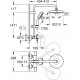 Душевая стойка Grohe Tempesta Cosmopolitan 26223001 хром, штанга 162.3 см