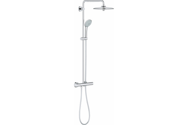 Душевая стойка Grohe Euphoria 27615001 хром, штанга 116.7 см, шланг 175 см