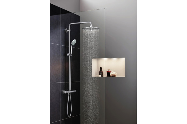 Душевая стойка Grohe Euphoria 27615001 хром, штанга 116.7 см, шланг 175 см