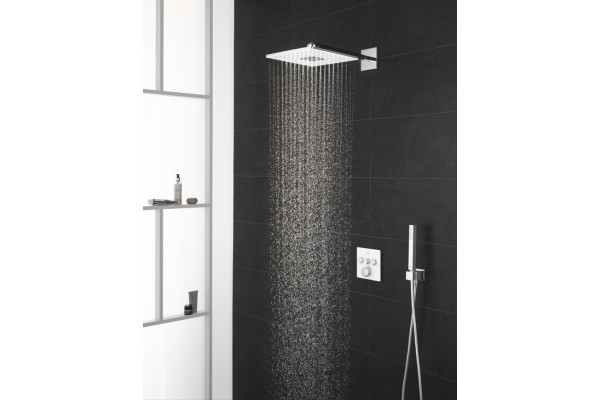 Верхний душ Grohe Rainshower SmartActive Cube 26479LS0 размер 31 см,  в современном стиле