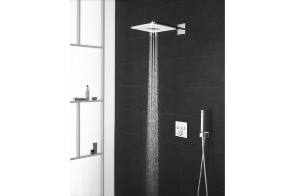 Верхний душ Grohe Rainshower SmartActive Cube 26479LS0 размер 31 см,  в современном стиле
