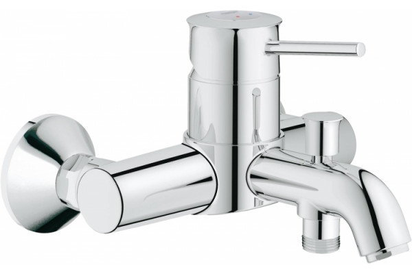 Душевой комплект Grohe BauClassic 124404 хром, шланг 175 см