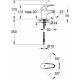 Душевой комплект Grohe Euroeco 124428 хром, шланг 175 см