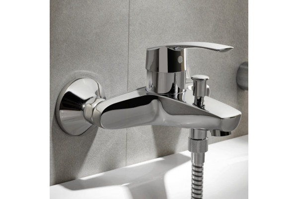 Душевой комплект Grohe Eurosmart 124446 хром, шланг 175 см
