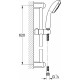 Душевой гарнитур Grohe Tempesta New 27795001 хром, штанга 64 см