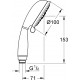 Душевая лейка Grohe New Tempesta Rustic 27608001 хром, 4 режима