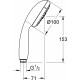 Душевая лейка Grohe Tempesta New 28578002 хром, 4 режима