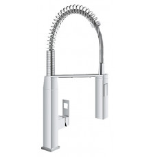 Смеситель Grohe Eurocube 31395000 для кухонной мойки однорычажный, хром