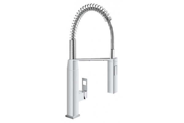 Смеситель Grohe Eurocube 31395000 для кухонной мойки однорычажный, хром