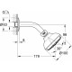 Верхний душ Grohe Tempesta New 27870001 хром, размер 10 см, 4 режима