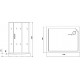 Душевая кабина Grossman GR172QR 120x80 см прямоугольная, поддон средний