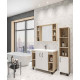 Зеркало Grossman Флай 100х75 201001 дуб сонома с полками,  в современном стиле