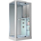 Душевая кабина Grossman GR-122 100x80 см белая прямоугольная, поддон средний