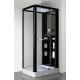 Душевая кабина Grossman GR-222 100x80 см черная прямоугольная, поддон средний