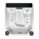 TREESSE QUARZ LIGHT 235 Минибассейн 2350х2150х900 мм. отдельностоящий с панелями с крышкой цвет белый PQ2352BN00GR