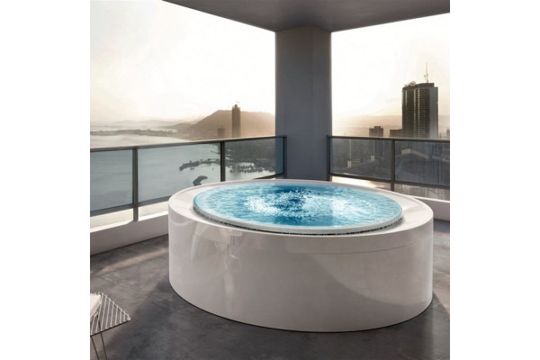 Gruppo Treesse Fusion Spa 200 Минибассейн Ø2000x670 мм. Г/М нагреватель 3kw фильтр песок хромо-wя озон. дезинф. внешняя панель VTR цвет белый V8610XBN820S000L