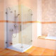 Душевой уголок GuteWetter Lux Square GK-003 левый 100x100 см стекло бесцветное 6-8, фурнитура хром, квадратный, двери распашные