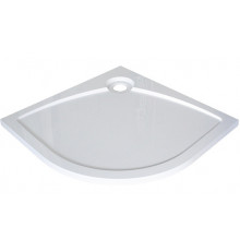 Поддон для душа GuteWetter Deluxe 90x90x4 R белый четверть круга, низкий