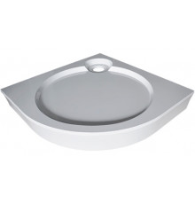 Поддон для душа GuteWetter Deluxe 90x90x16 R белый четверть круга, средний