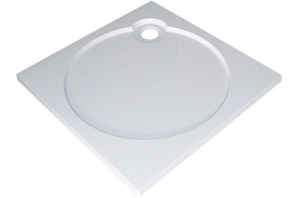 Поддон для душа GuteWetter Deluxe 90x90x4 Q белый квадратный, низкий