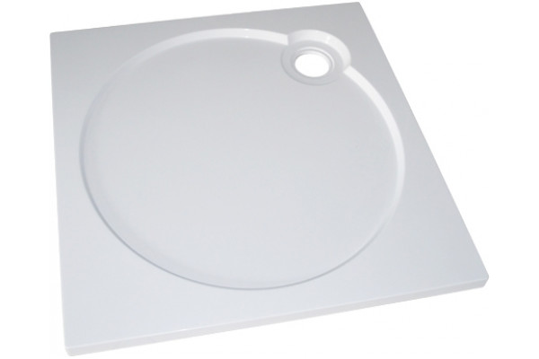Поддон для душа GuteWetter Deluxe 90x90x4 Q белый квадратный, низкий