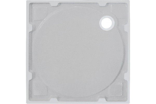 Поддон для душа GuteWetter Deluxe 90x90x4 Q белый квадратный, низкий