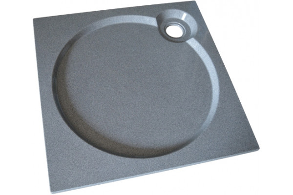 Поддон для душа GuteWetter Deluxe 90x90x2 Q серый квадратный, низкий