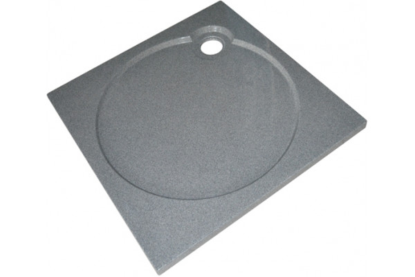 Поддон для душа GuteWetter Deluxe 90x90x4 Q серый квадратный, низкий