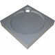 Поддон для душа GuteWetter Deluxe 90x90x16 Q серый квадратный, средний
