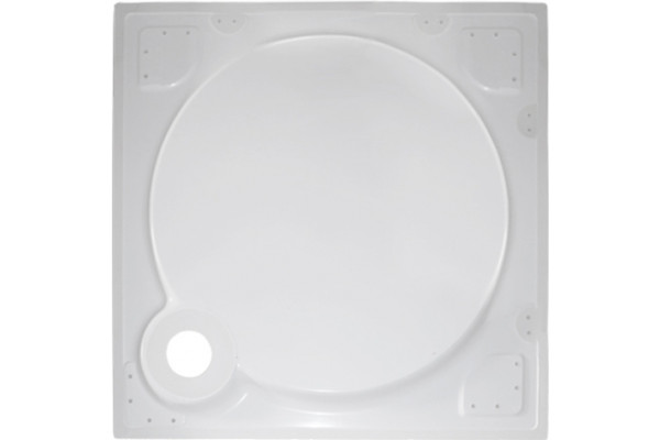 Поддон для душа GuteWetter Deluxe 100x100x16 Q белый квадратный, средний