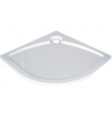 Поддон для душа GuteWetter Deluxe 80x80x2 R белый четверть круга, низкий